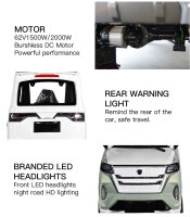 X5 E - Elektro Microcar 25 oder 45km/h Mokick 2-Personen 60V/80Ah - verschiedene Farben