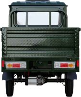 CargoTrike KH6 2-Personen Elektro-Dreirad mit Kabine - 45km/h Mokick, Lenkrad, 72V/58Ah Akku, Straßenzulassung - grün
