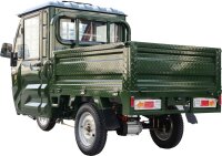 CargoTrike KH6 2-Personen Elektro-Dreirad mit Kabine - 45km/h Mokick, Lenkrad, 72V/58Ah Akku, Straßenzulassung - grün