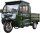 CargoTrike KH6 2-Personen Elektro-Dreirad mit Kabine - 45km/h Mokick, Lenkrad, 72V/58Ah Akku, Straßenzulassung - grün