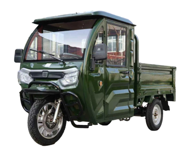 CargoTrike KH6 Elektro-Dreirad mit Kabine – 45 km/h Mokick, Lenkrad, 72V/58Ah oder 76V/100Ah Akku, Straßenzulassung - verschiedene Farben