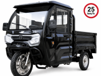 CargoTrike KH6 Elektro-Dreirad mit Kabine – 25 km/h Mokick, Lenkrad, 72V/58Ah, Straßenzulassung - verschiedene Farben