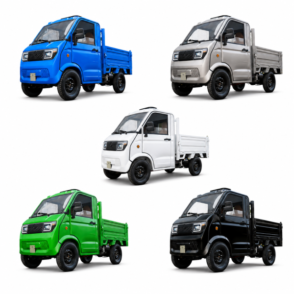Elektro Pick-Up Cargo PK1 (A41) 72V/100Ah LiFeP04 Akku 45km/h Version 2-Personen Straßenzulassung - verschiedene Farben