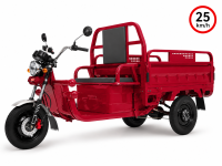 C06 Cargotrike - E-Lastendreirad 25 km/h mit Straßenzulassung – 72V/45Ah Akku, Kippmulde - Verschiedene Farben