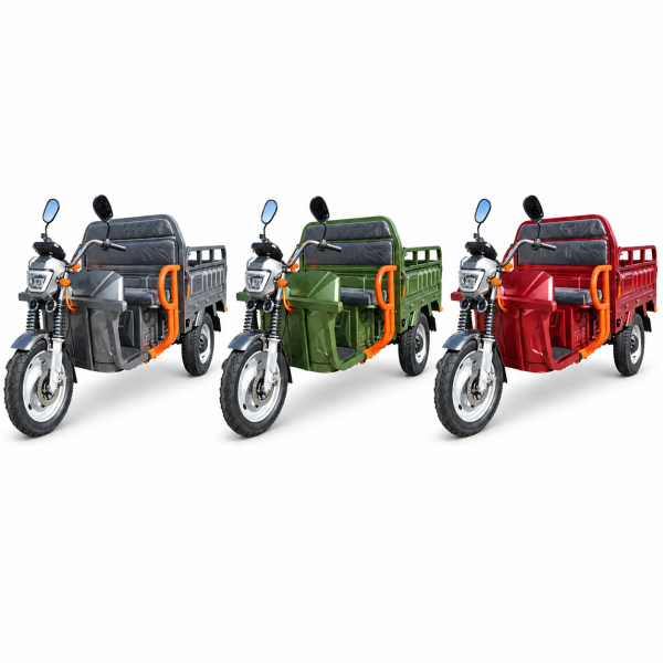 CargoTrike NC09 Cargo 500 Elektro-Lastendreirad – 45 km/h, 72V/58Ah Akku, 70–80 km Reichweite, Straßenzulassung - verschiedene Farben
