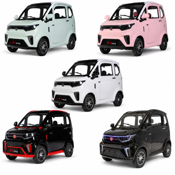 X9 Elektro Microcar Side-by-Side - 45 km/h 72V/100Ah mit Straßenzulassung Kabinenroller – 2-Sitzer - verschiedene Farben