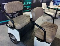 ES3 Elektro-Dreirad 25 km/h mit Dach – Seniorenmobil - Blei-Gel Akku oder Lithium Akku - fest verbaut oder herausnehmbar - verschiedene Farben
