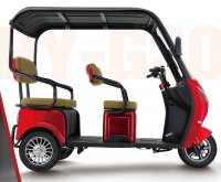ES3 Elektro-Dreirad 25 km/h mit Dach – Seniorenmobil - Blei-Gel Akku oder Lithium Akku - fest verbaut oder herausnehmbar - verschiedene Farben