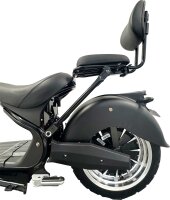 Elektro-Chopper RE10 MH3 Elektro-Chopper 45km/h Alufelgen 60V30Ah Akku mit Strassenzulassung - Schwarz-Matt