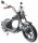 Elektro-Chopper RE10 MH3 Elektro-Chopper 45km/h Alufelgen 60V30Ah Akku mit Strassenzulassung - Schwarz-Matt