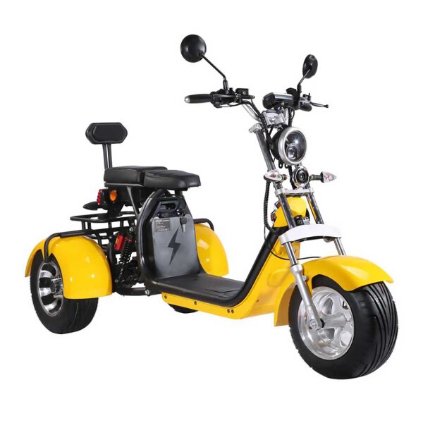 Elektroroller CP3.1 Trike Gelb 45km/h mit verschiedenen Akkuvariationen
