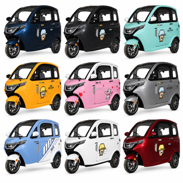 Microcar X3 Elektro Kabinenroller – 45 km/h – 2-Sitzer – 60V/80Ah – verschiedene Farben