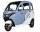 Microcar X3 Elektro Kabinenroller – 45 km/h – 2-Sitzer – 60V/80Ah – verschiedene Farben