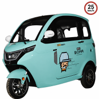 X3 Elektro Microcar Kabinenroller – 25 km/h – 2-Sitzer – 60V/80Ah – verschiedene Farben